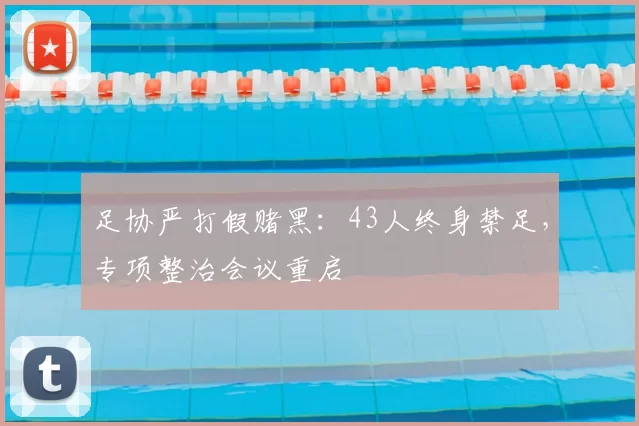 足协严打假赌黑：43人终身禁足，专项整治会议重启